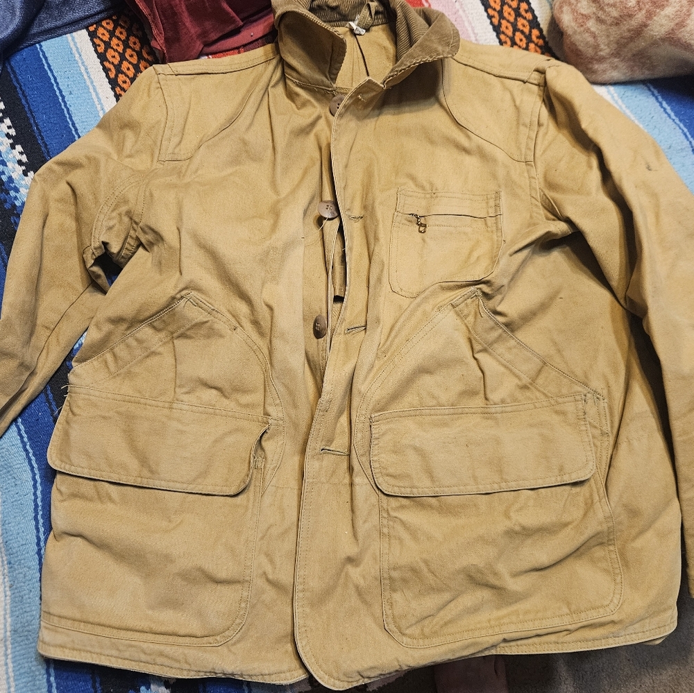 Vintage Water Foul Pheasant hunting jacket with game storage